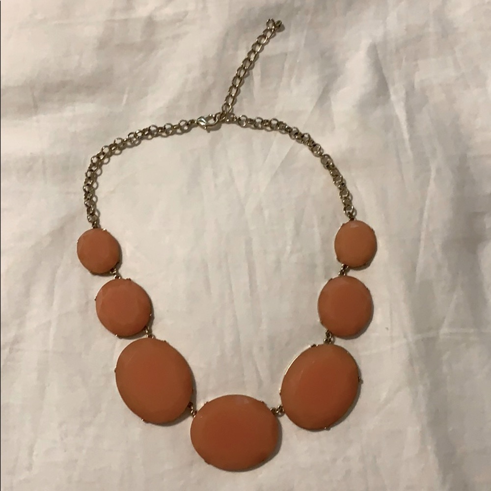 Orange and gold necklace